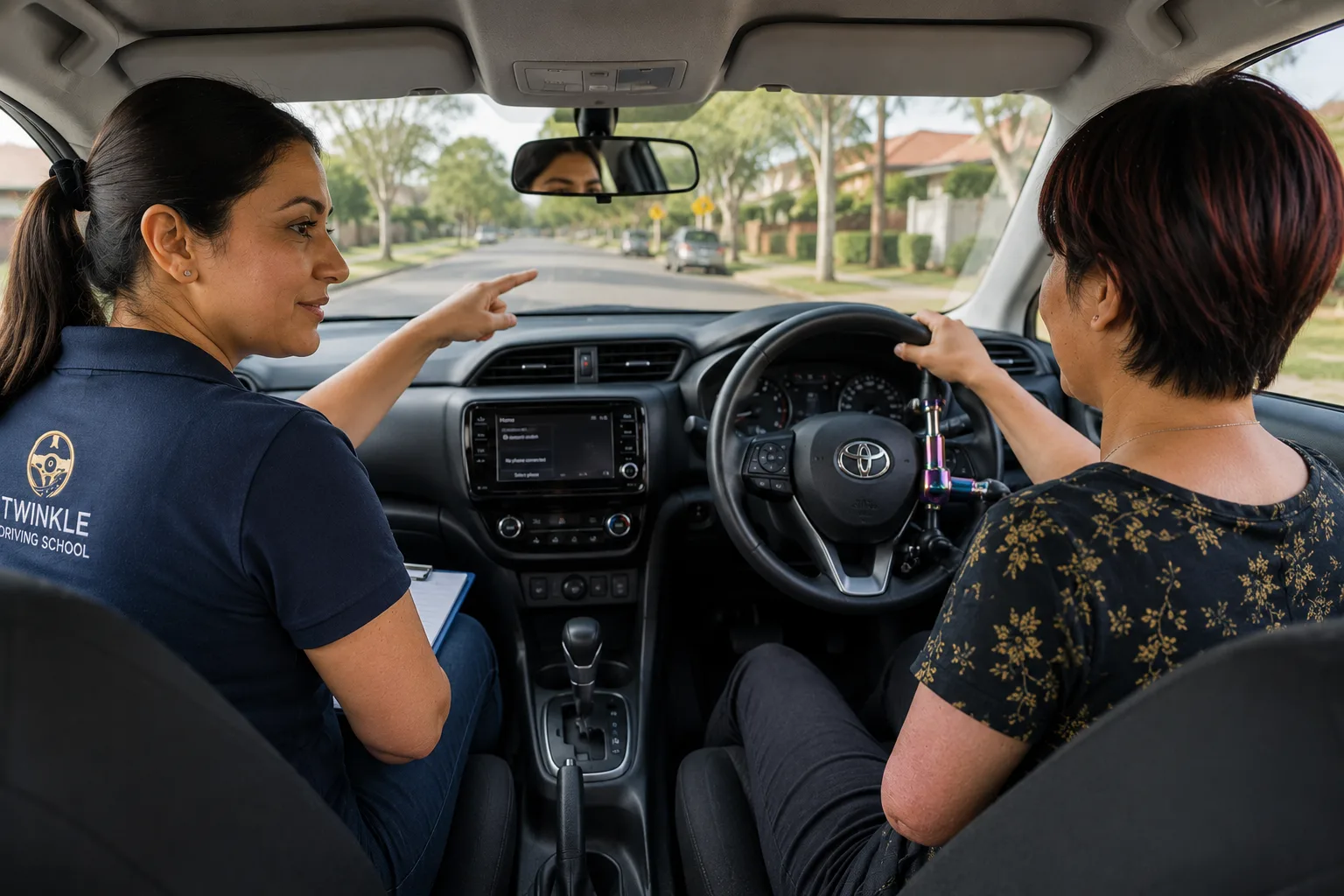 NDIS participant celebrating driving independence — Twinkle Driving School Melton