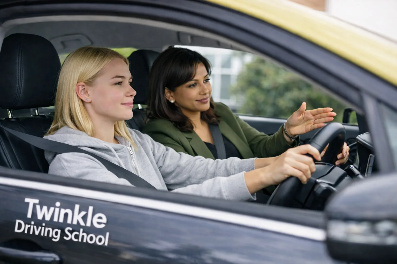 Driving lesson in progress Melton VicRoads instructor