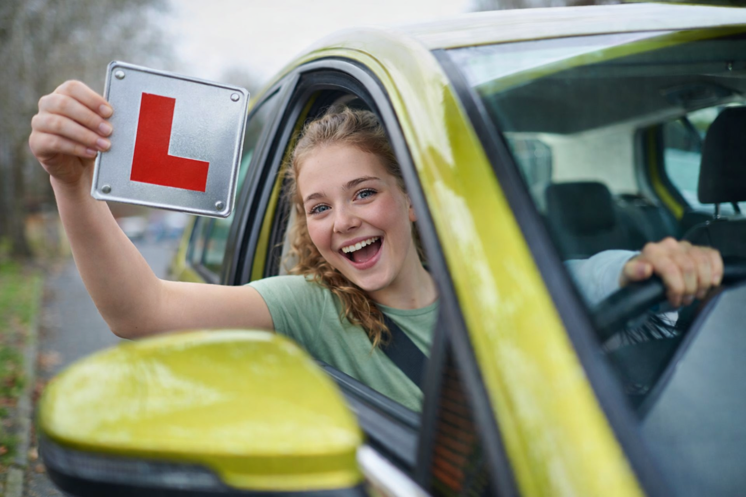 Young learner driver with L plate Melton myLearners free lesson