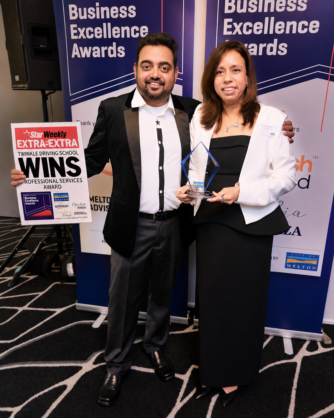 Twinkle Driving School City of Melton Business Excellence Award 2025