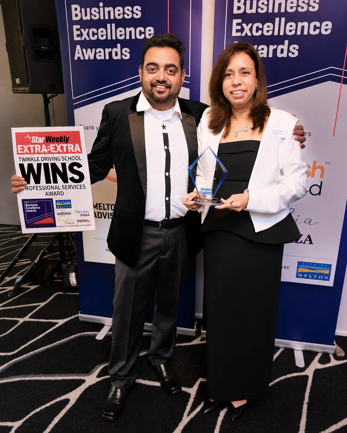 Twinkle Driving School City of Melton Business Excellence Award 2025